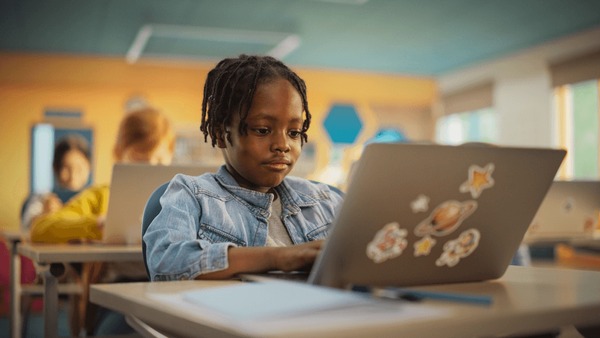 Children in classroom